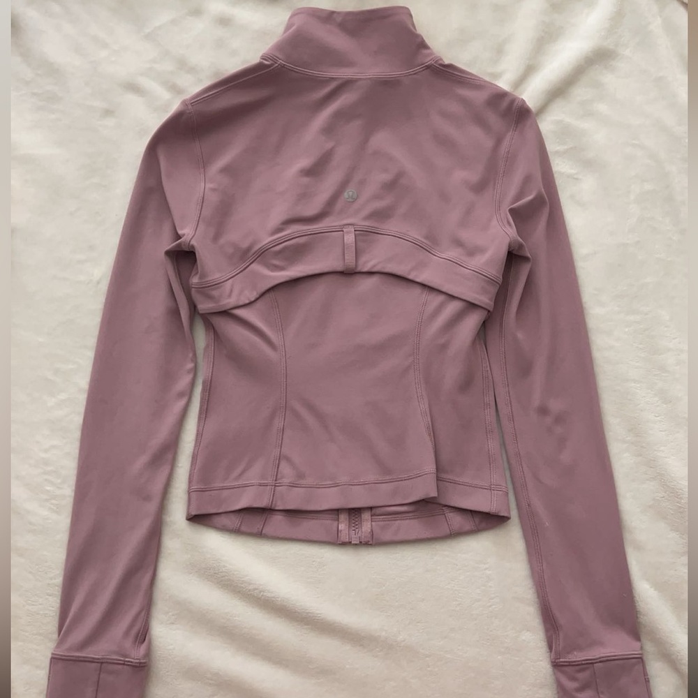 Rose Blush Lululemon Cropped Define Jacket - Picture 3 of 4